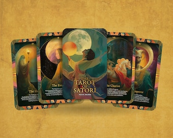De tarot van Satori - grote arcana - het zenboeddhistische pad naar verlichting - tarot - tarotkaarten - tarotdeck - waarzeggerijhulpmiddelen