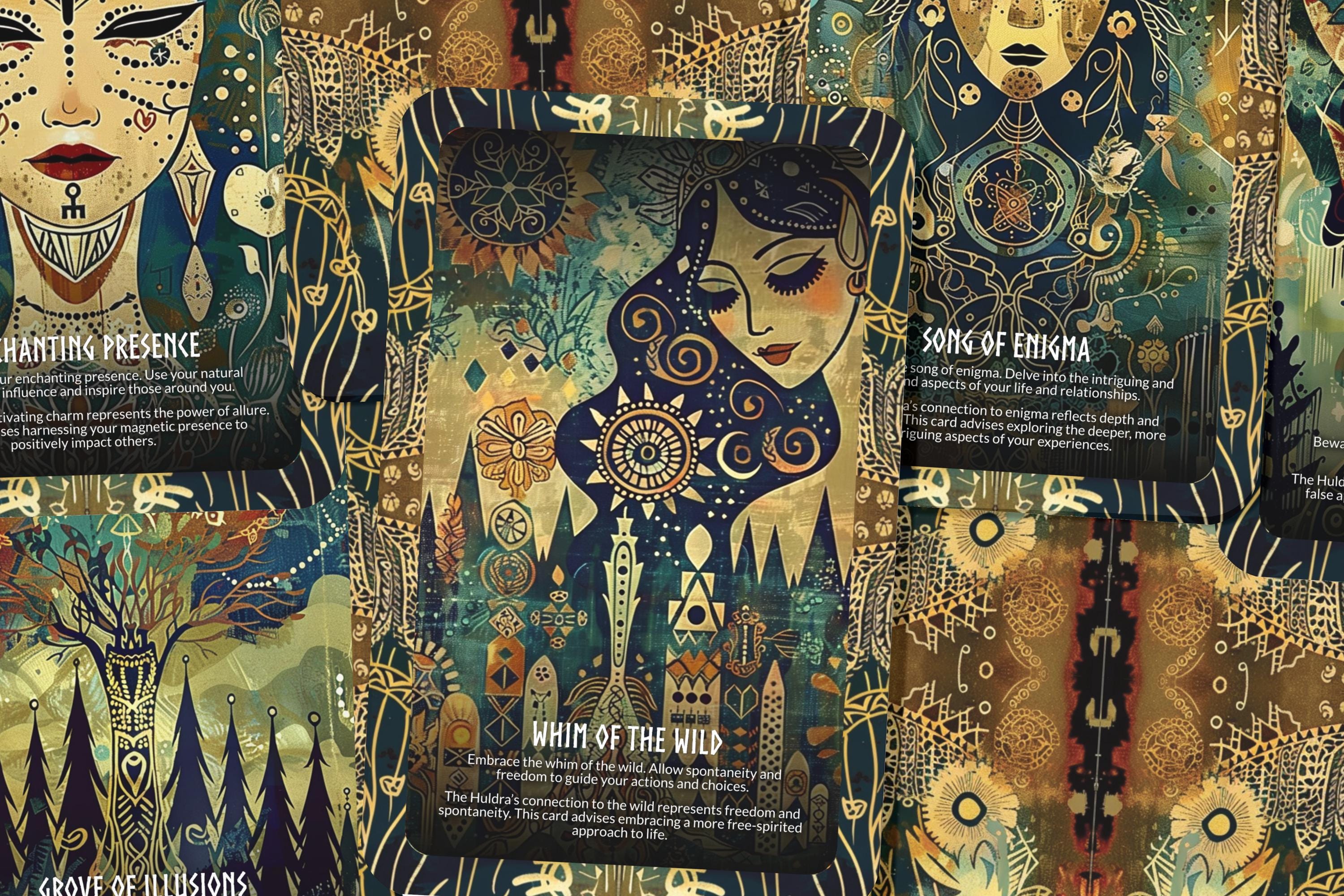 Huldra - Enigmatic Beauty - Oracle Deck Cards - Unveiling the Mysteries ...