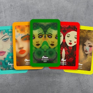 El poder de los colores - Oráculo vibrante y positivo - Cartas de colores - Significado de los colores - Cartas del oráculo - Baraja del oráculo - Herramientas de adivinación