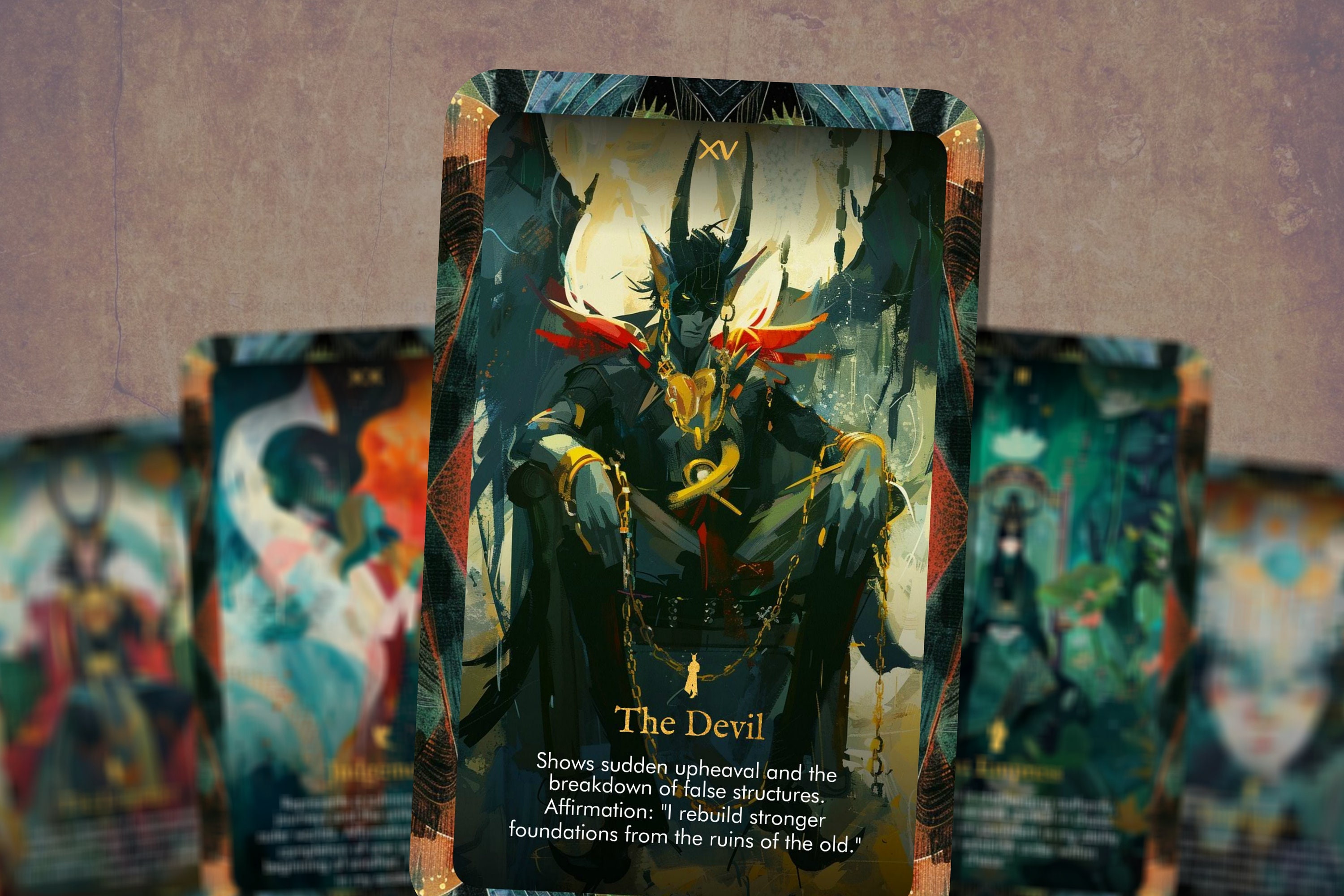 Loki Major Arcana Tarot Cards Deck - Major Arcana Cards With Norse