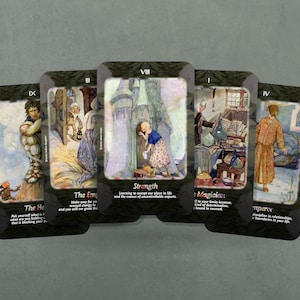 Fairy Tale Tarot - Major Arcana - 22 Fairy Tale illustrations by Anne Anderson