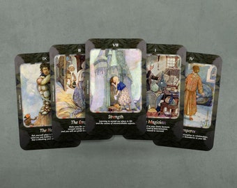 Fairy Land Tarot Deck. Vintage Illustration Tarot Cards - Etsy