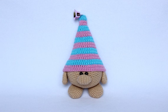 Gnome pattern, Crochet gnome toy, Handmade gnome, Amigurumi gnome