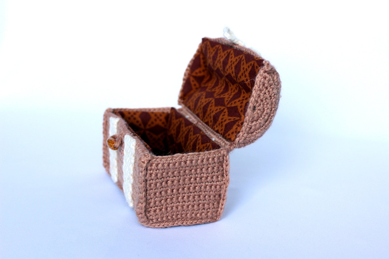 Crochet pattern box for gifts and jewelry Box with lid Etsy