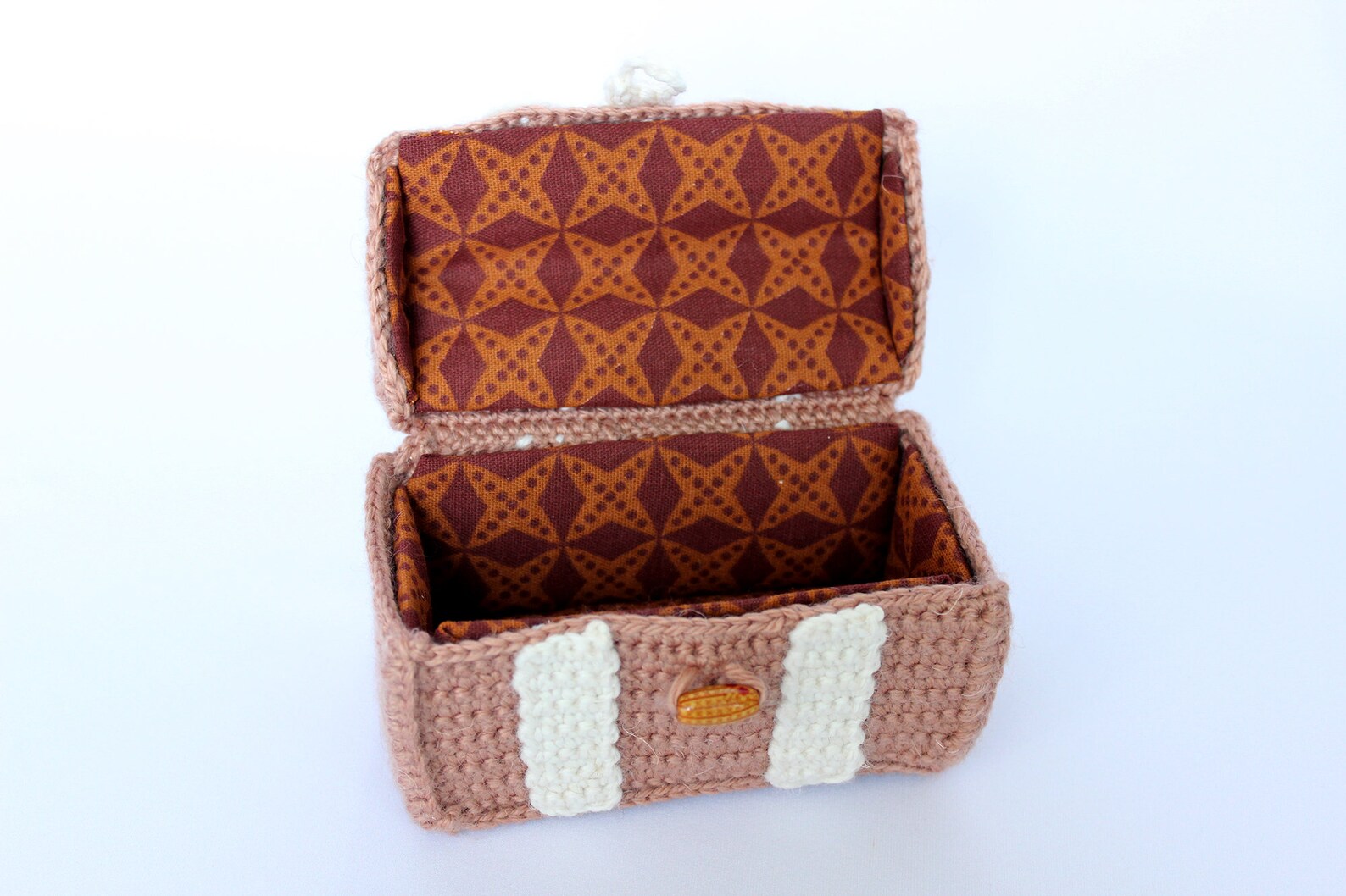 Crochet pattern box for gifts and jewelry Box with lid Etsy