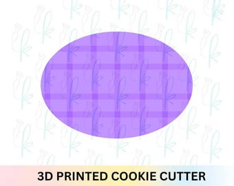 Basic Oval Cookie Cutter