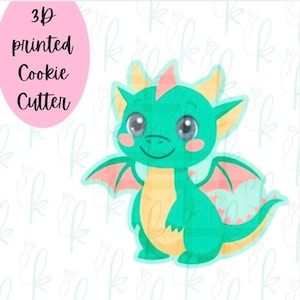 Cute Dragon Cookie Cutter