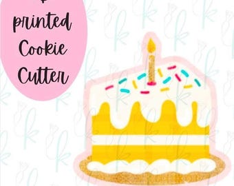 Birthday Cake Slice Cookie Cutter