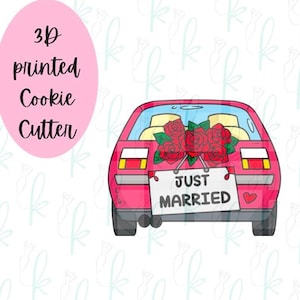 Just Married Car Cookie Cutter