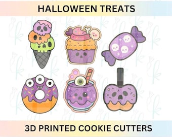 Halloween-traktaties - Set van 6 koekjesvormpjes