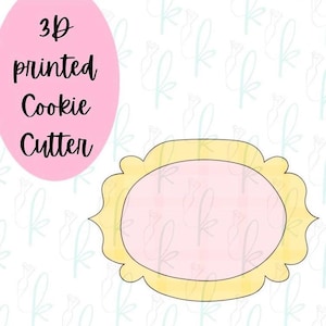 Plaque 8 Cookie Cutter