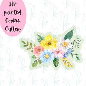 Wildflower Plaque Cookie Cutter