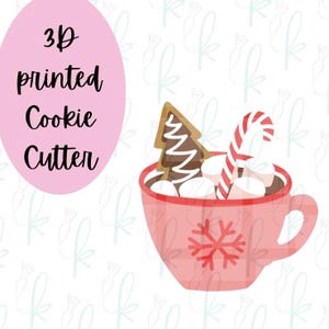 Christmas Cocoa Mug Cookie Cutter