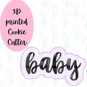 Baby Plaque Cookie Cutter