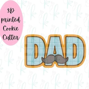 Dad Mustache Cookie Cutter