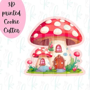 Mushroom Cottage Cookie Cutter