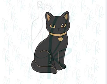 Halloween-Ausstechform für schwarze Katzen