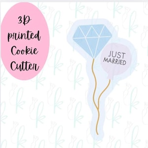 Wedding Balloons Cookie Cutter