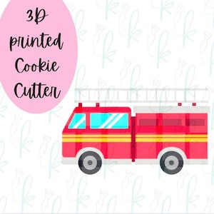 Fire Truck Cookie Cutter