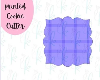 Royal Square Plaque Cookie Cutter