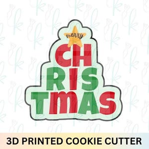 Cortador de galletas de árbol de Navidad