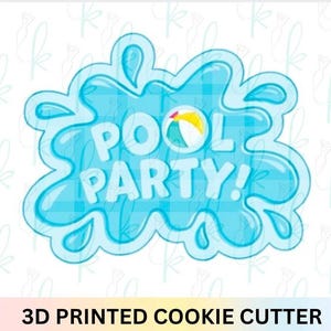 Splash Plaque Cookie Cutter