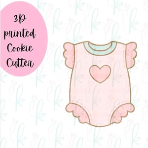 Ruffled Baby Onesie Cookie Cutter