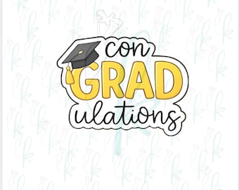 Con-GRAD-ulations Plaque Cookie Cutter