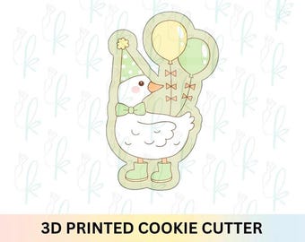 Balloon Party Goose Cookie Cutter