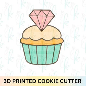 Diamond Cupcake Cookie Cutter