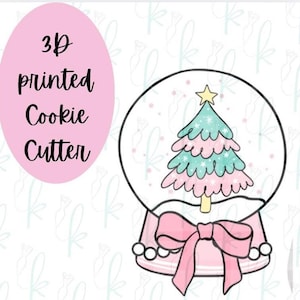 Bow Snow Globe Cookie Cutter