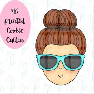 Mom Bun Cookie Cutter