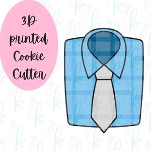 Shirt and Tie Cookie Cutter