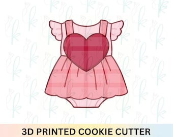 Cortador de galletas para vestido de bebé mono