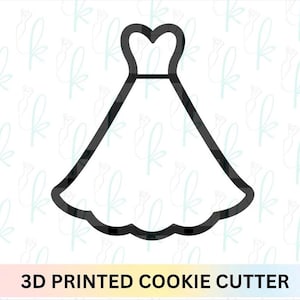 Classic Wedding Dress Cookie Cutter