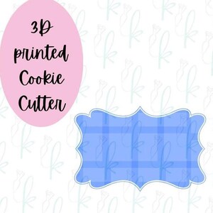 Plaque 4 Cookie Cutter