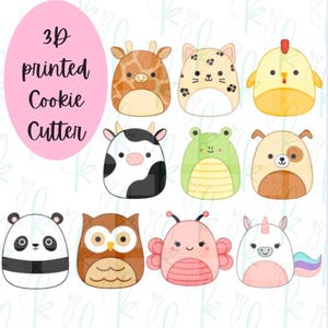 Cortadores de galletas de peluches blandos