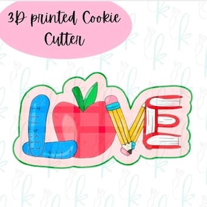 Teacher Love Cookie Cutter