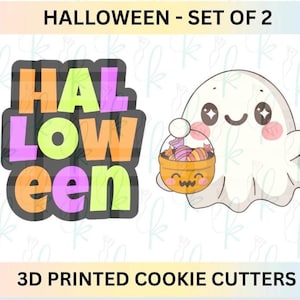 Halloween - Set of 2 3D Printed Cookie Cutters
