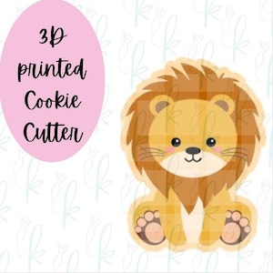 Sitting Lion Cookie Cutter
