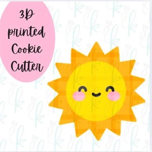 Sun Cookie Cutter