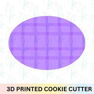 Basic Oval Cookie Cutter