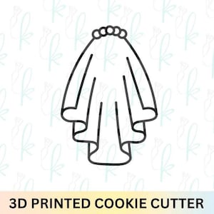 Braut Schleier Cookie Cutter
