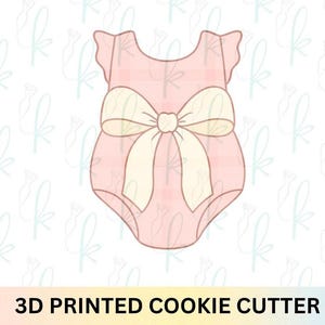 Coquette Bow Onesie Cookie Cutter