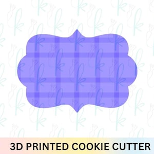 Classic Plaque Cookie Cutter