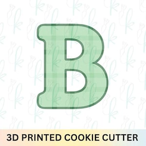 Letter B Cookie Cutter