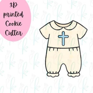 Christening Outfit Cookie Cutter