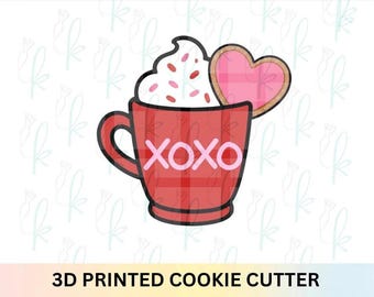 Valentine Heart Mug Cookie Cutter