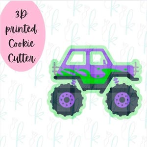 Jeep Monster Truck Cookie Cutter