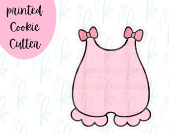 Ruffled Baby Girl Romper Cookie Cutter